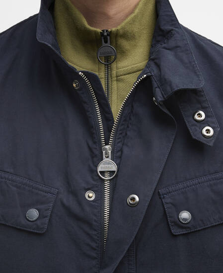 Giacca casual Duke tinta in capo Navy