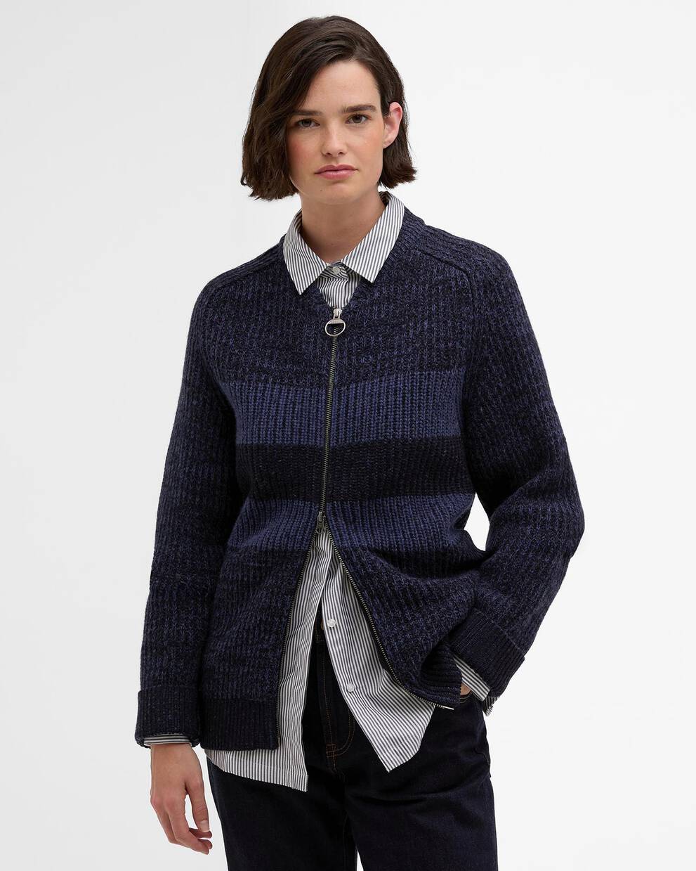 Paul Smith loves Barbour Knitted Bomber Jacket