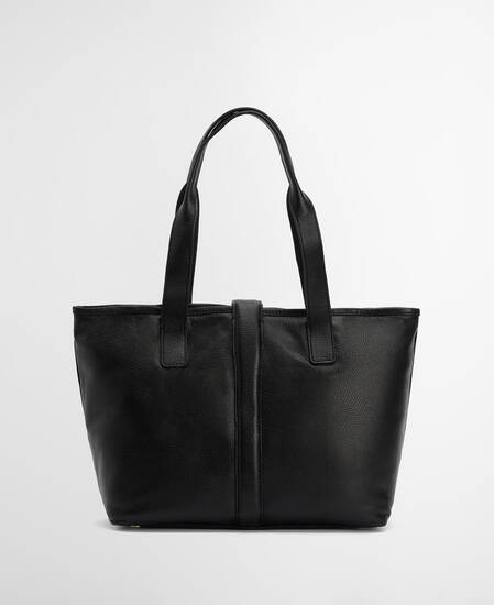 Alder Leather Tote Bag Black