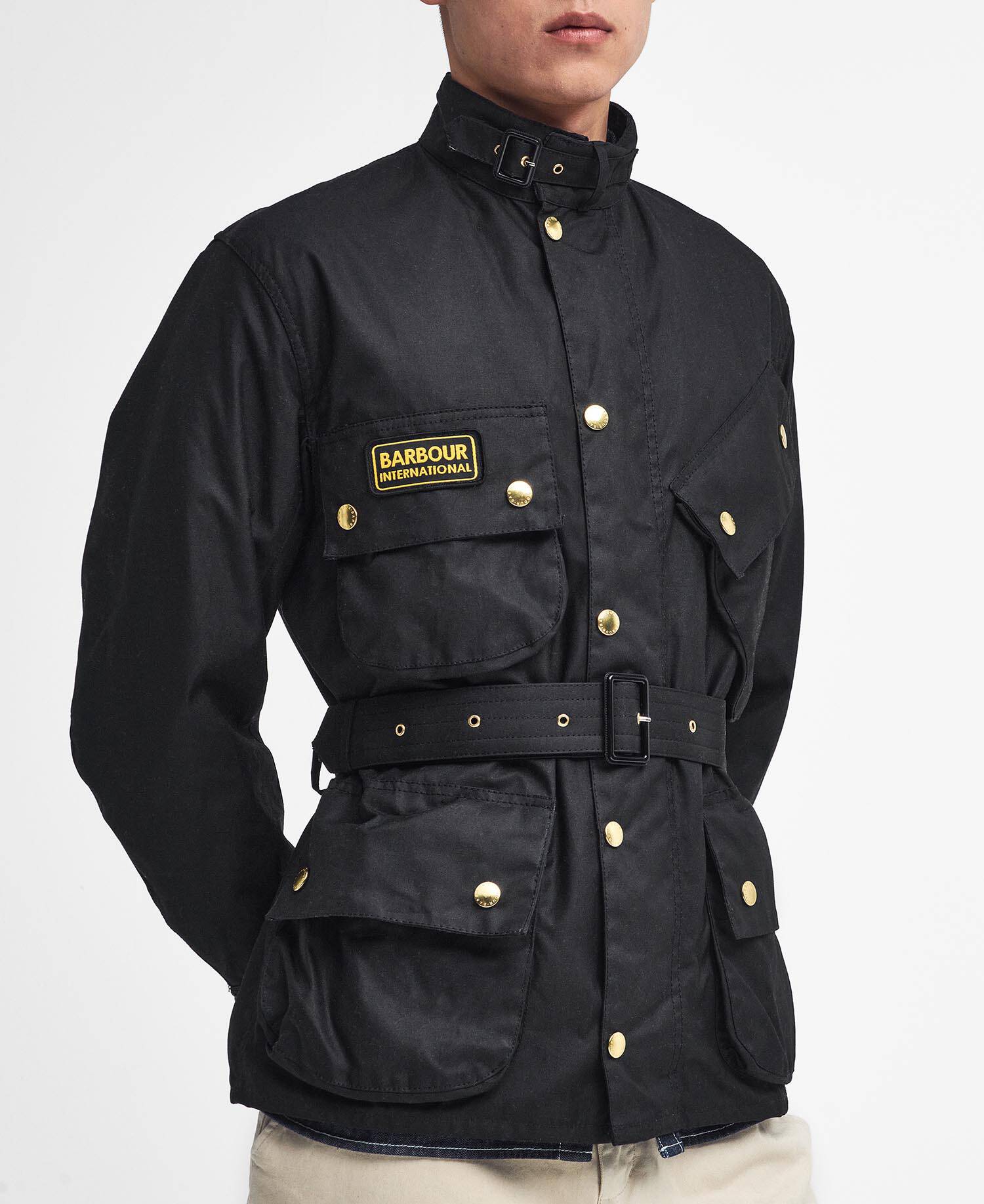 International Original Waxed Jacket Classic Black image number 5
