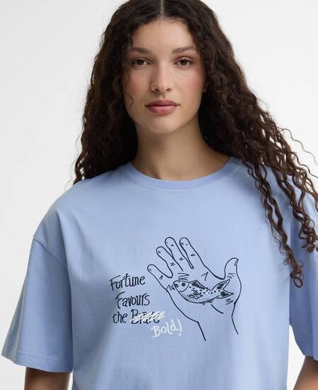 Paul Smith Loves Barbour Ollerton T-Shirt Mid Blue