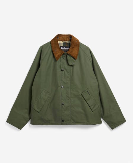 Transport Waxed Jacket Light Moss