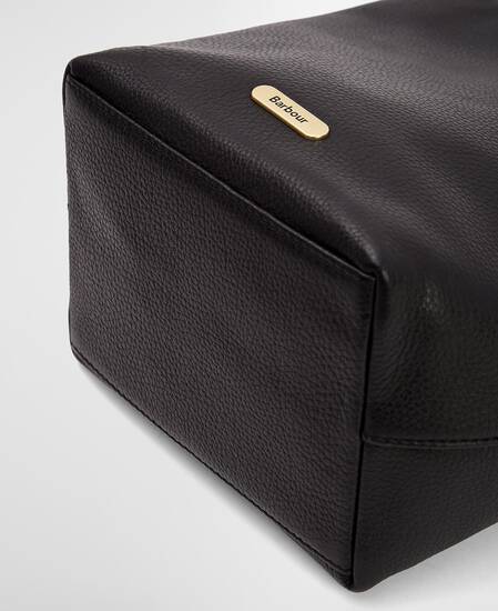Borsa a secchiello in pelle Cedar Black