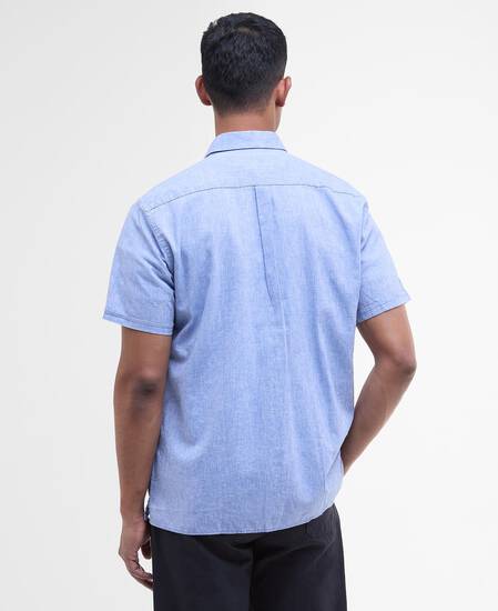 Nelson Regular Short-Sleeved Shirt Classic Blue