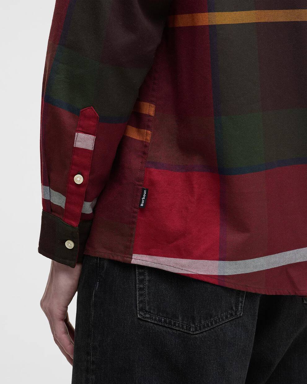 Renford Oversized Long-Sleeved Tartan Shirt