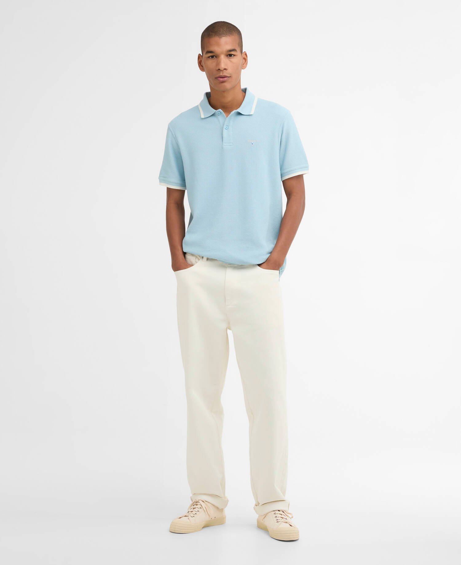 Poloshirt Ferriby Tailored Surf Blue image number 1