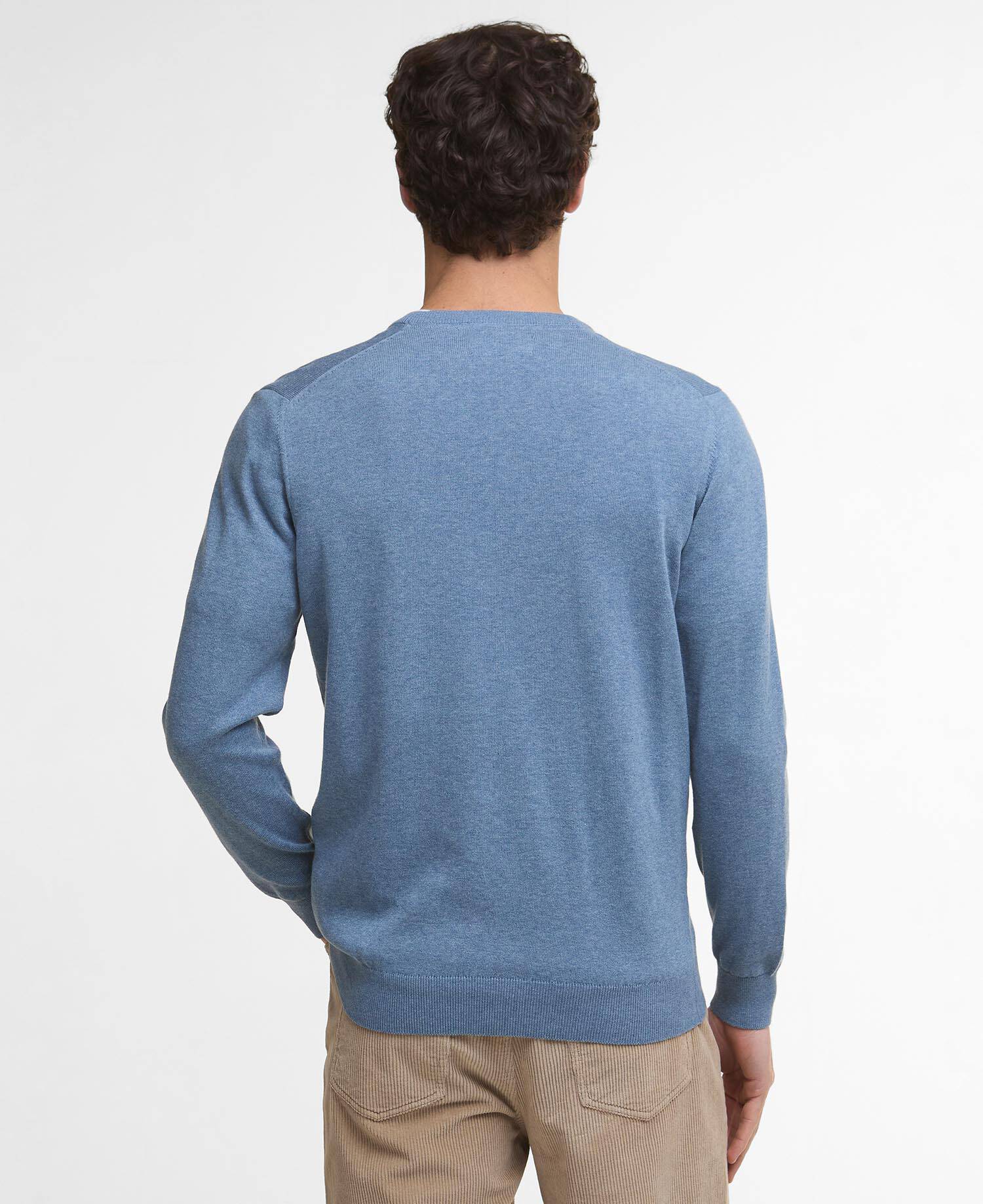 Pima Cotton Crew Neck Jumper image number 2