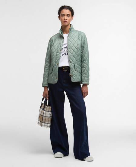 Flyweight Cavalry Quilted Jacket Blue Sage