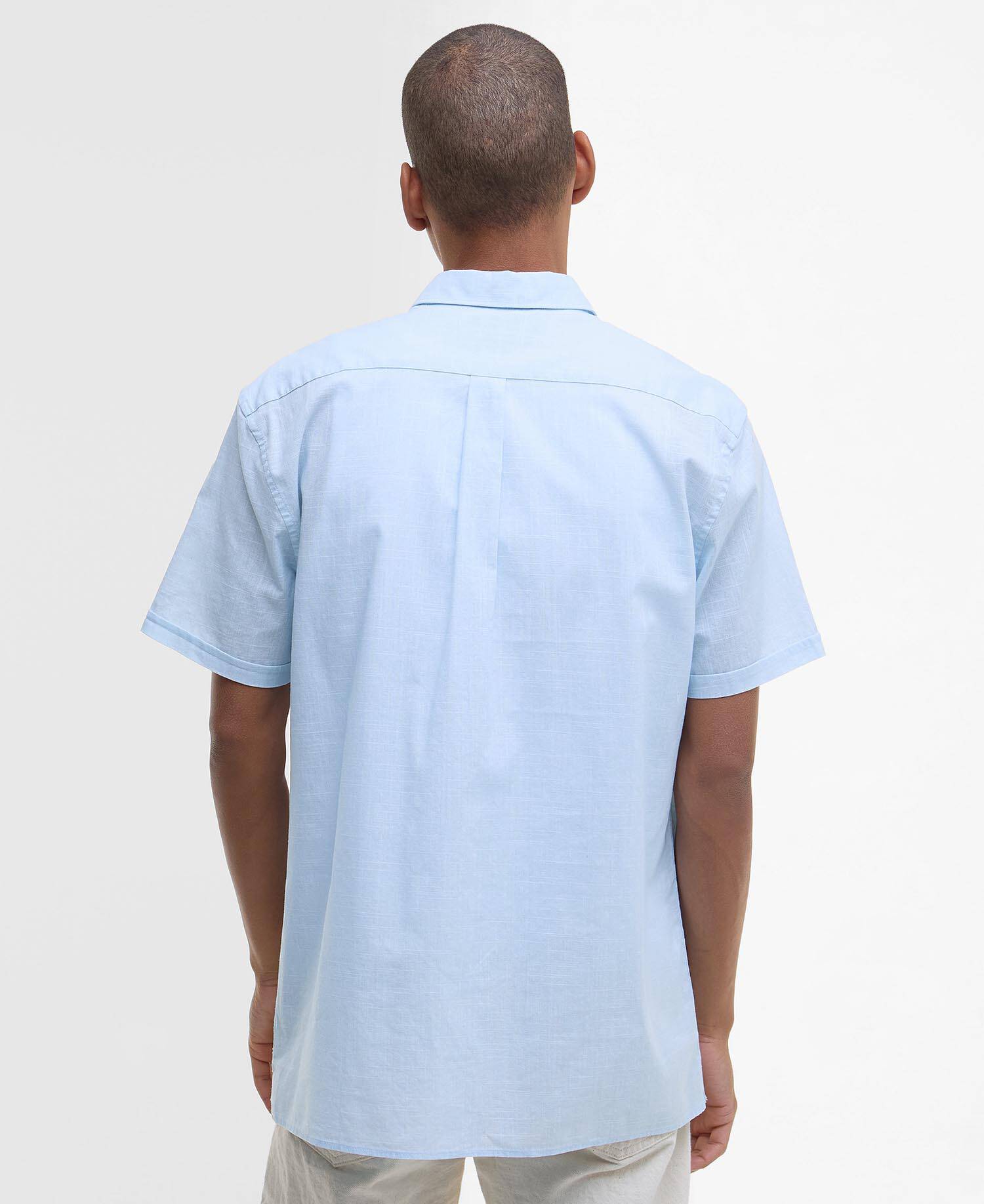 Pigment Dye Slub Short-Sleeved Shirt image number 2