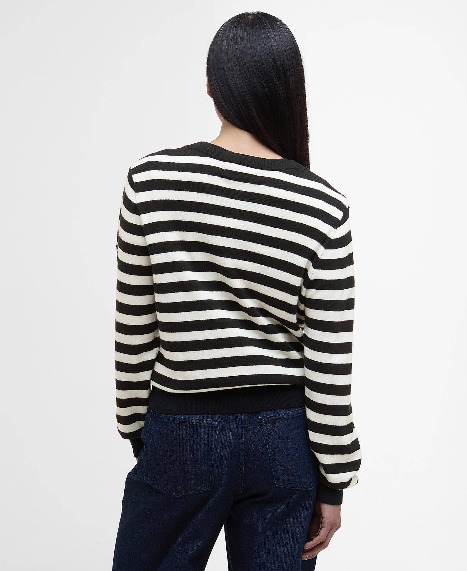 Lois Striped Crew Neck Jumper image number 2
