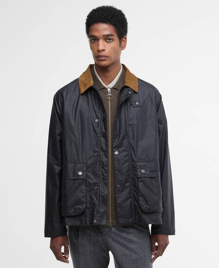 Modern Bedale Waxed Jacket Royal Navy/Highland Loch