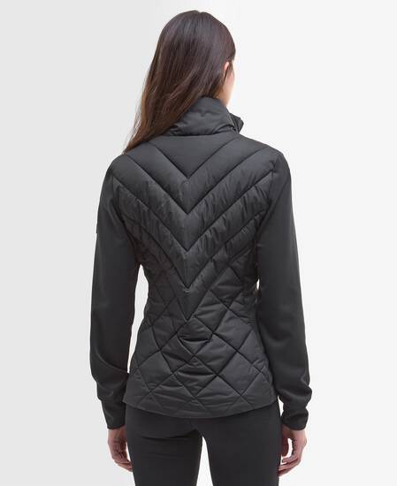 Natalia Quilted Sweatshirt Black