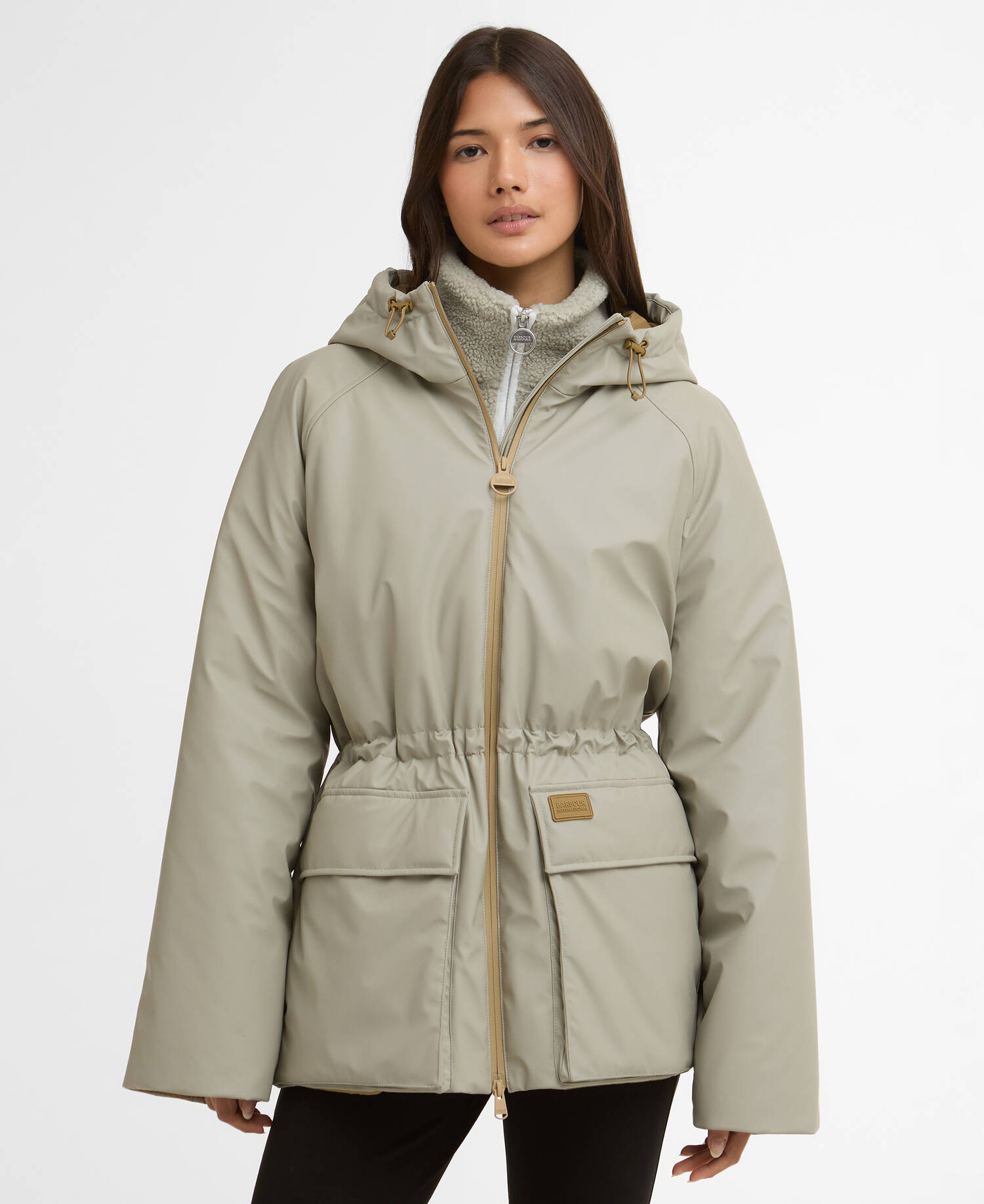 Jourdaine Showerproof Jacket Glacier Grey/Antique Bronze image number 0