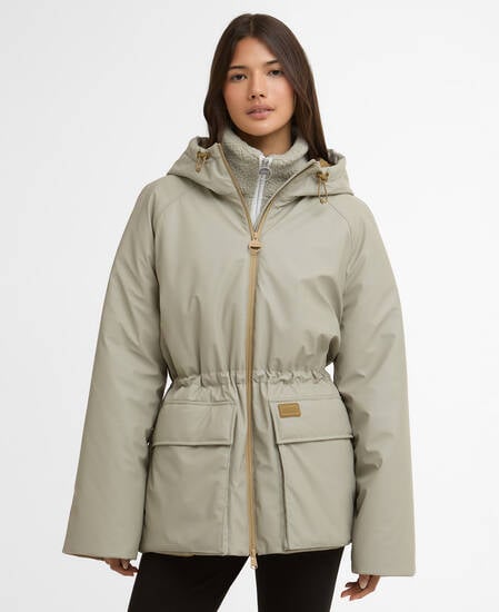 Jourdaine Showerproof Jacket Glacier Grey/Antique Bronze