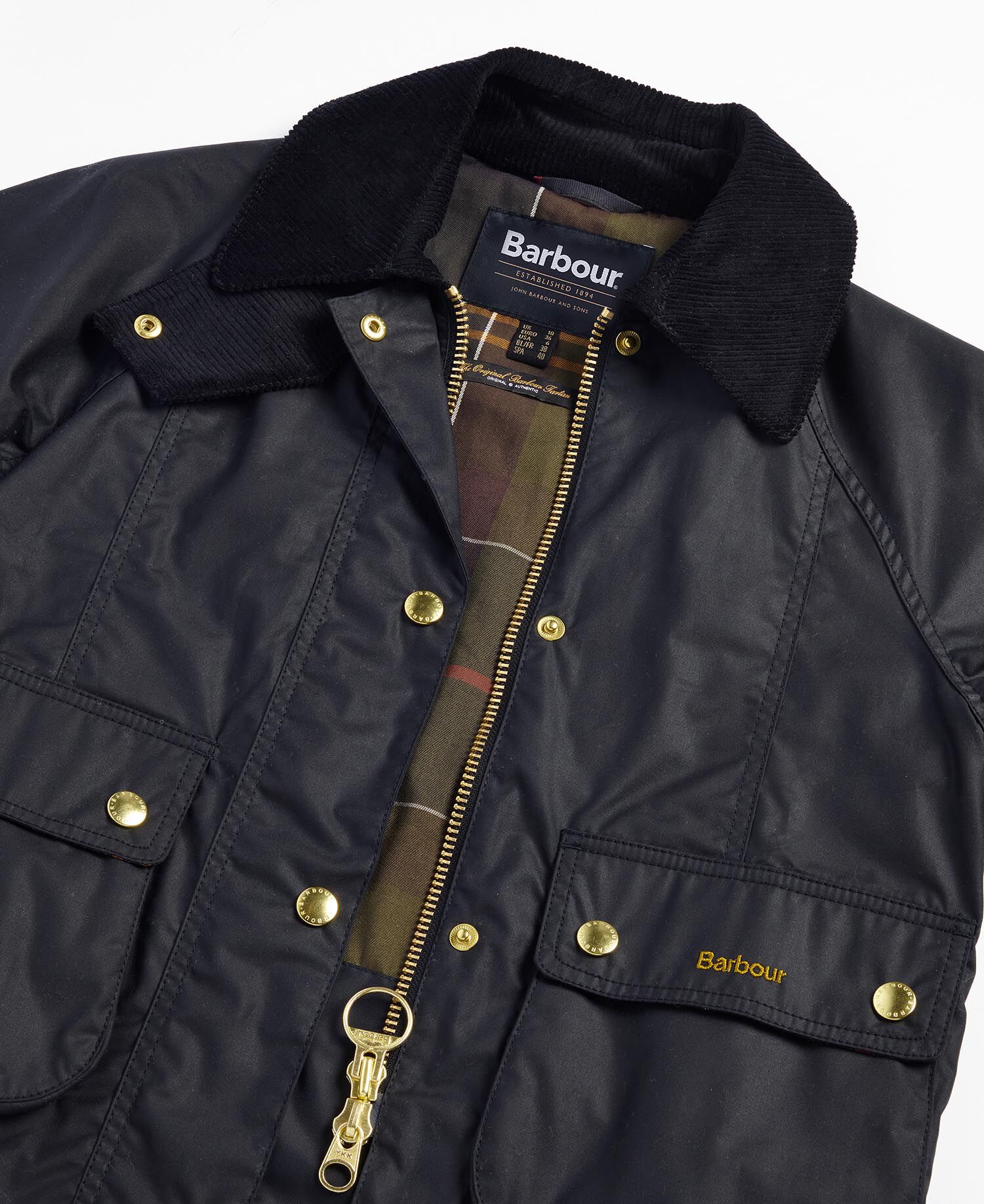 Buy Cropped Beadnell Waxed Jacket for USD 425.00 | BARBOUR_US