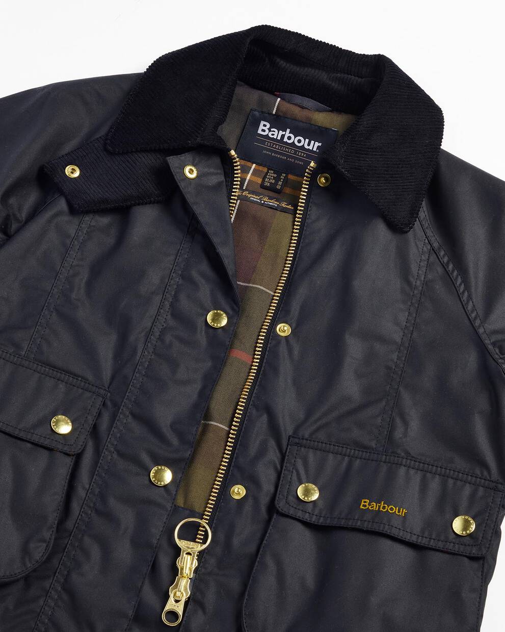 Cropped Beadnell Waxed Jacket