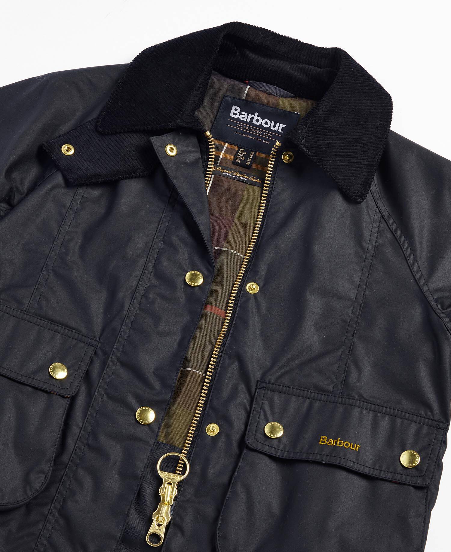 Cropped Beadnell Waxed Jacket image number 6