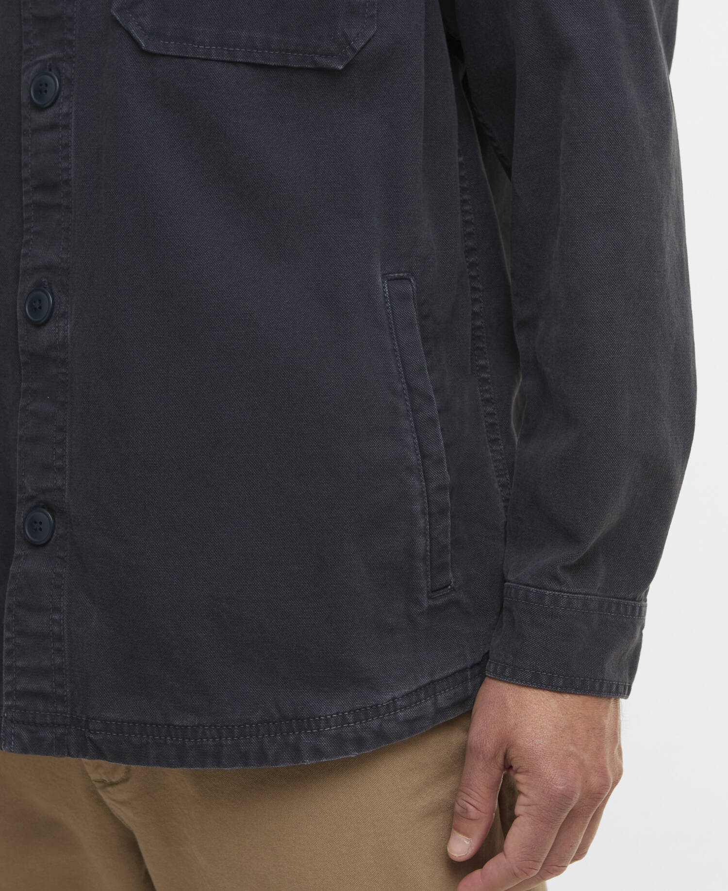 Overshirt Lingfield Canvas Navy image number 4