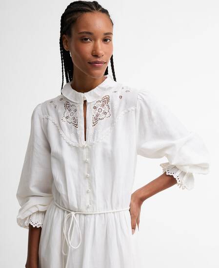 Avebury Maxi Dress White
