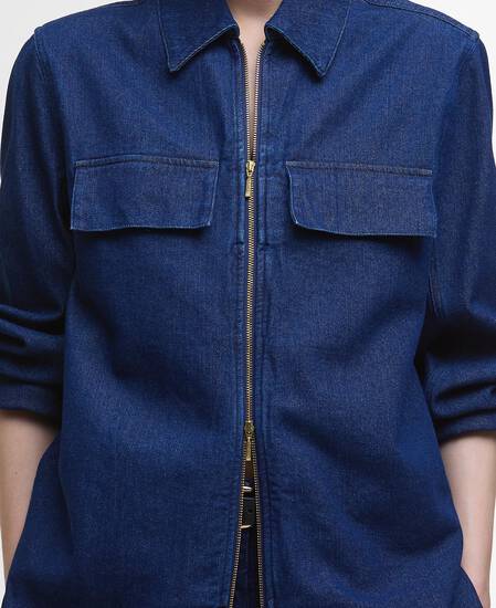 Arla Denim Overshirt Rinse Wash
