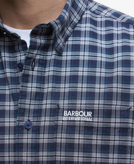 Hawks Regular Long-Sleeved Oxford Shirt Navy