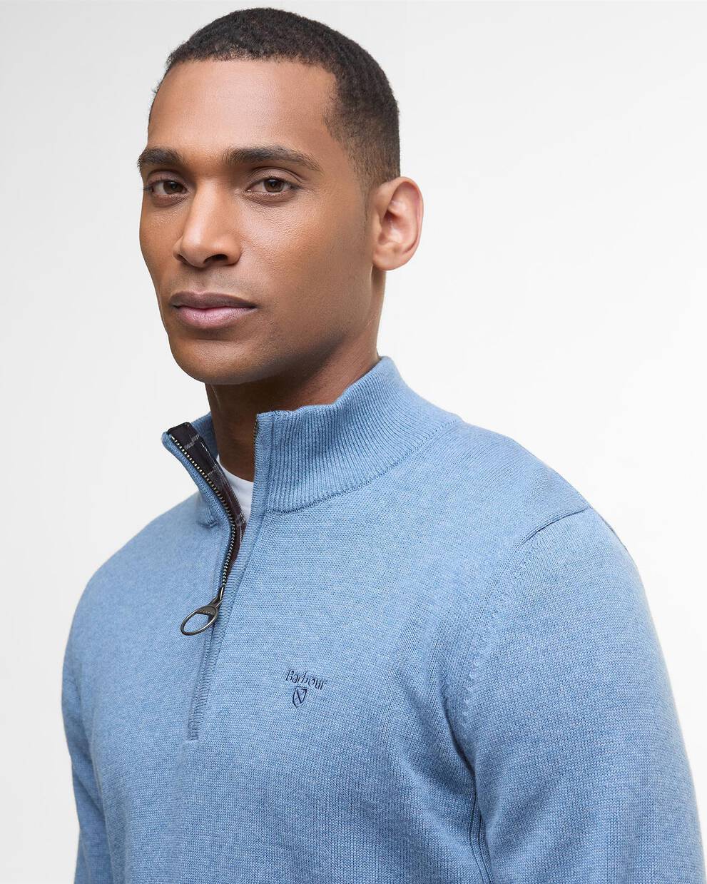 Cotton Half-Zip Jumper