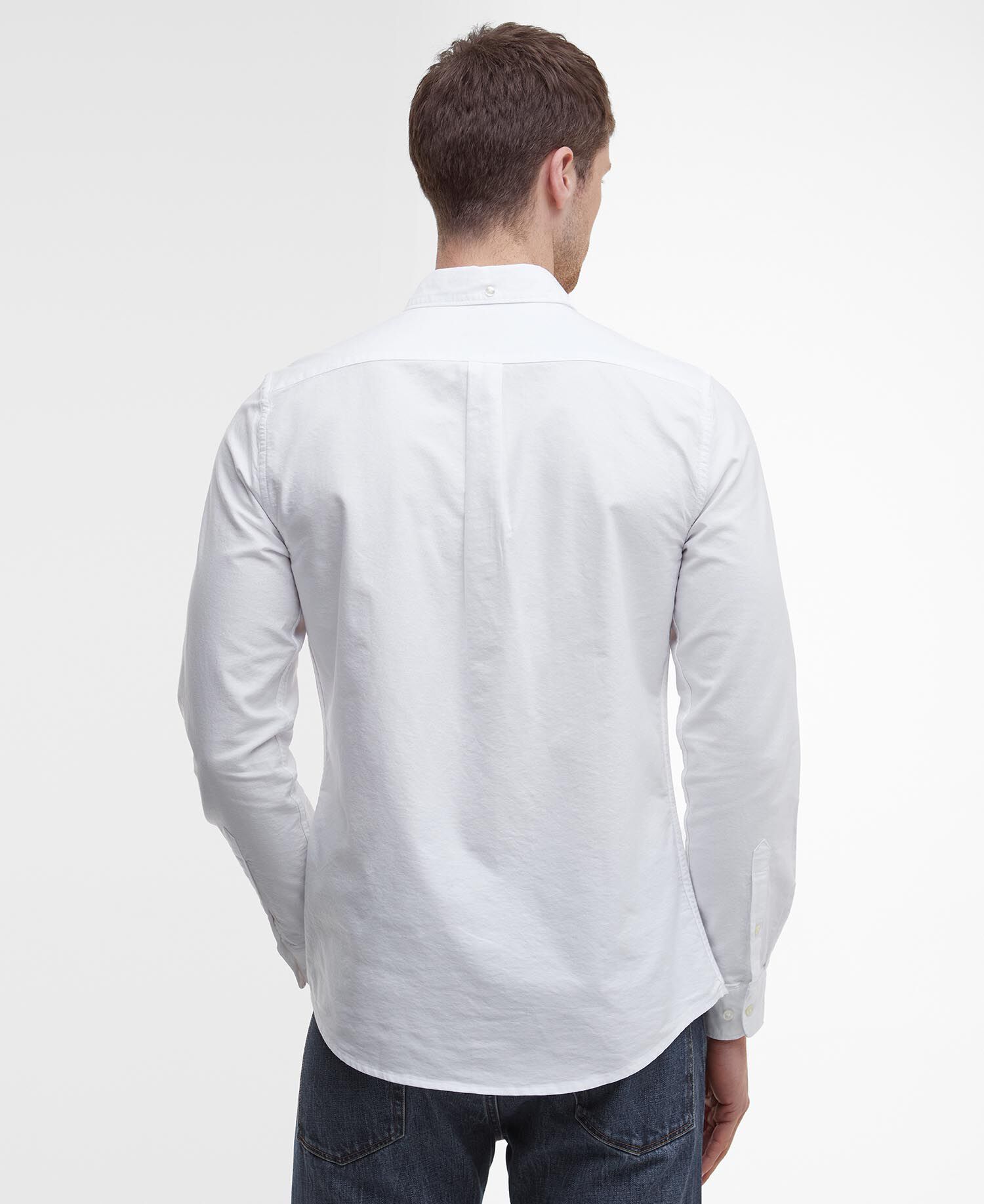 Oxford Tailored Long-Sleeved Shirt Classic White
