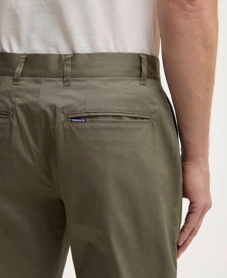 Lightweight Stretch Tailored Chinos Smokey Olive