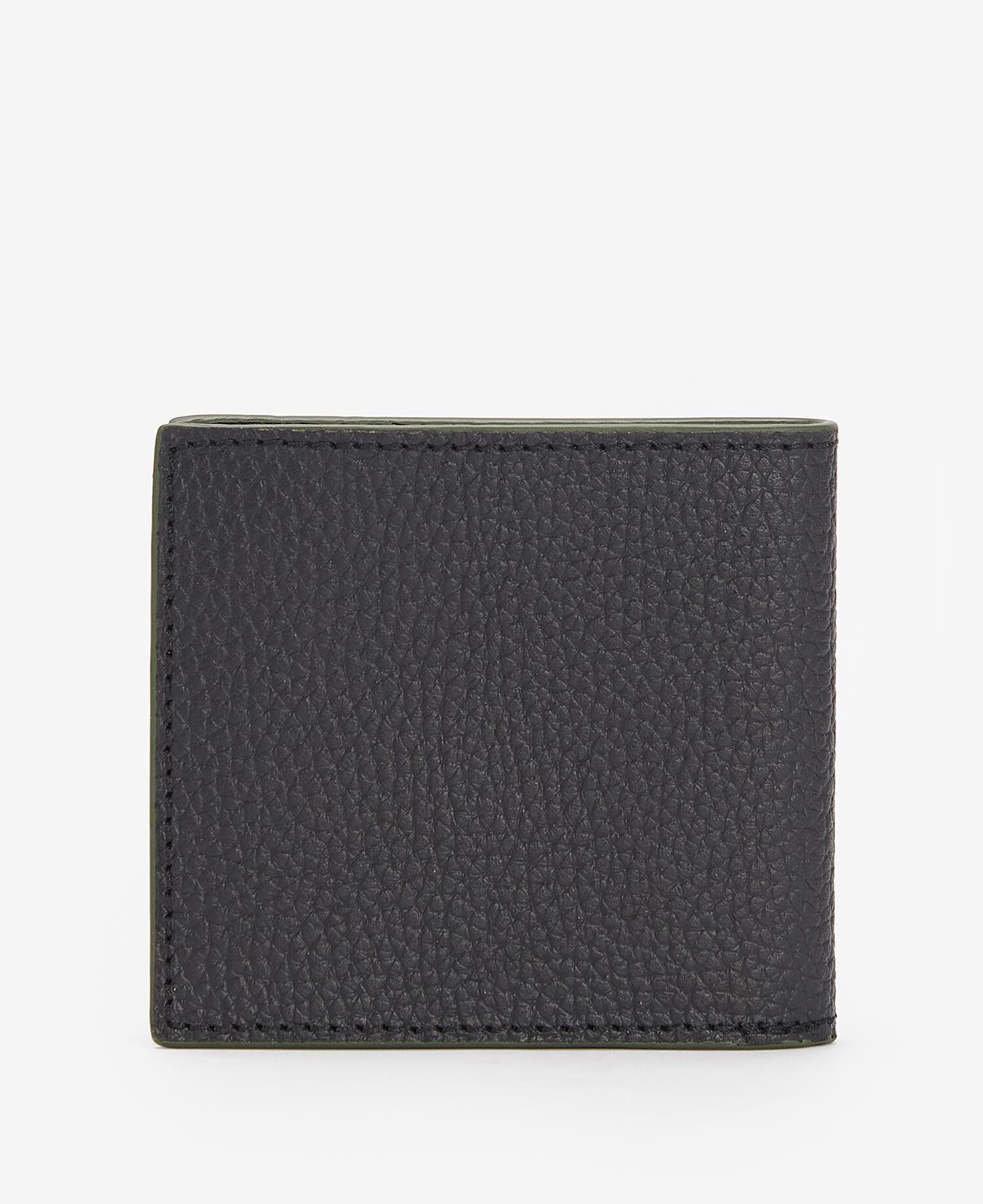 Grain Leather Billfold Wallet Classic Black
