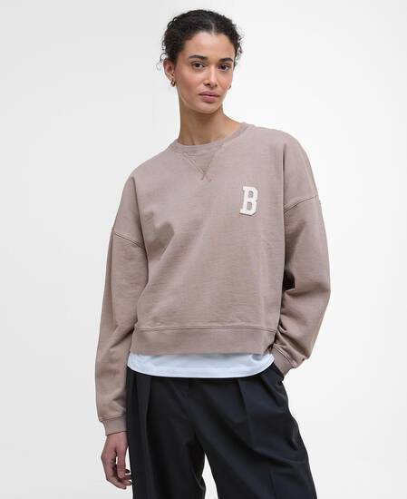 Elisha Logo Sweatshirt Military Brown