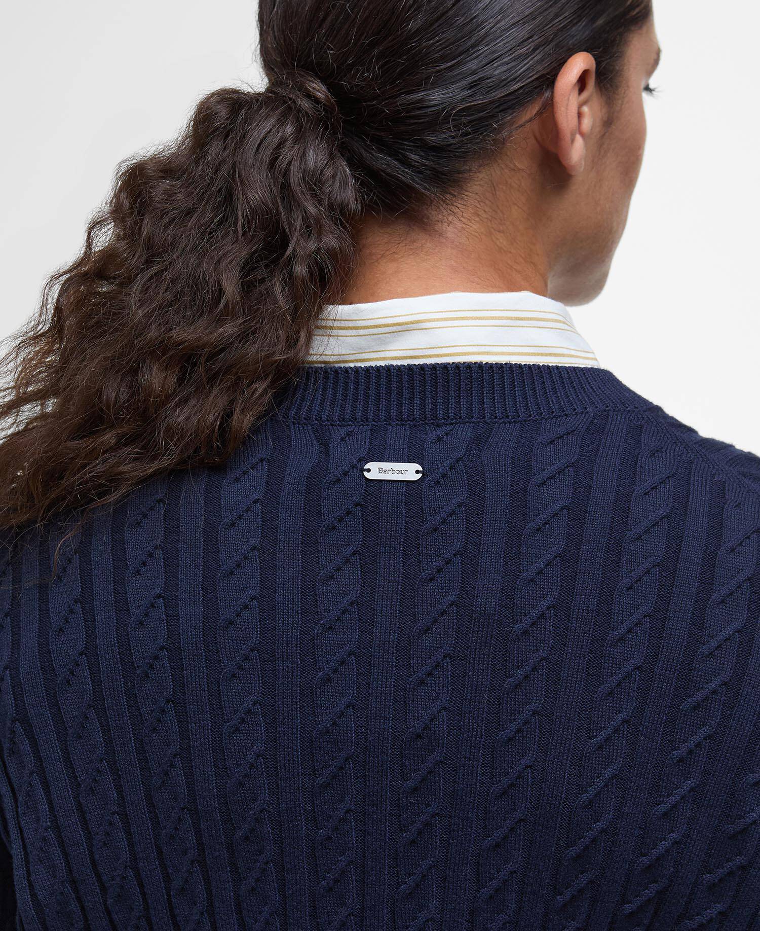 Hartland Crew Neck Jumper Classic Navy image number 4