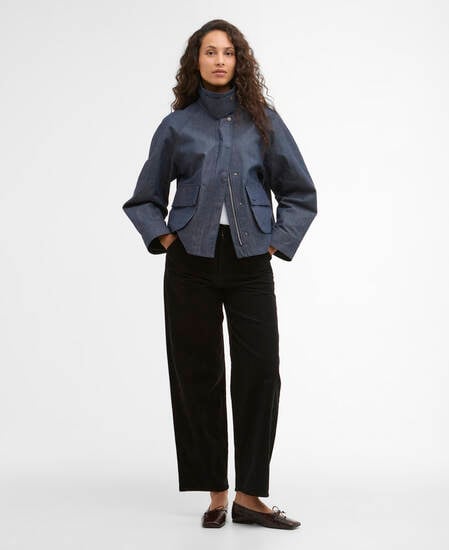 Barbour x ARKET Amber Loose Cord Trousers Black