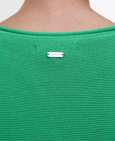 Marine Crew Neck Jumper Kelly Green
