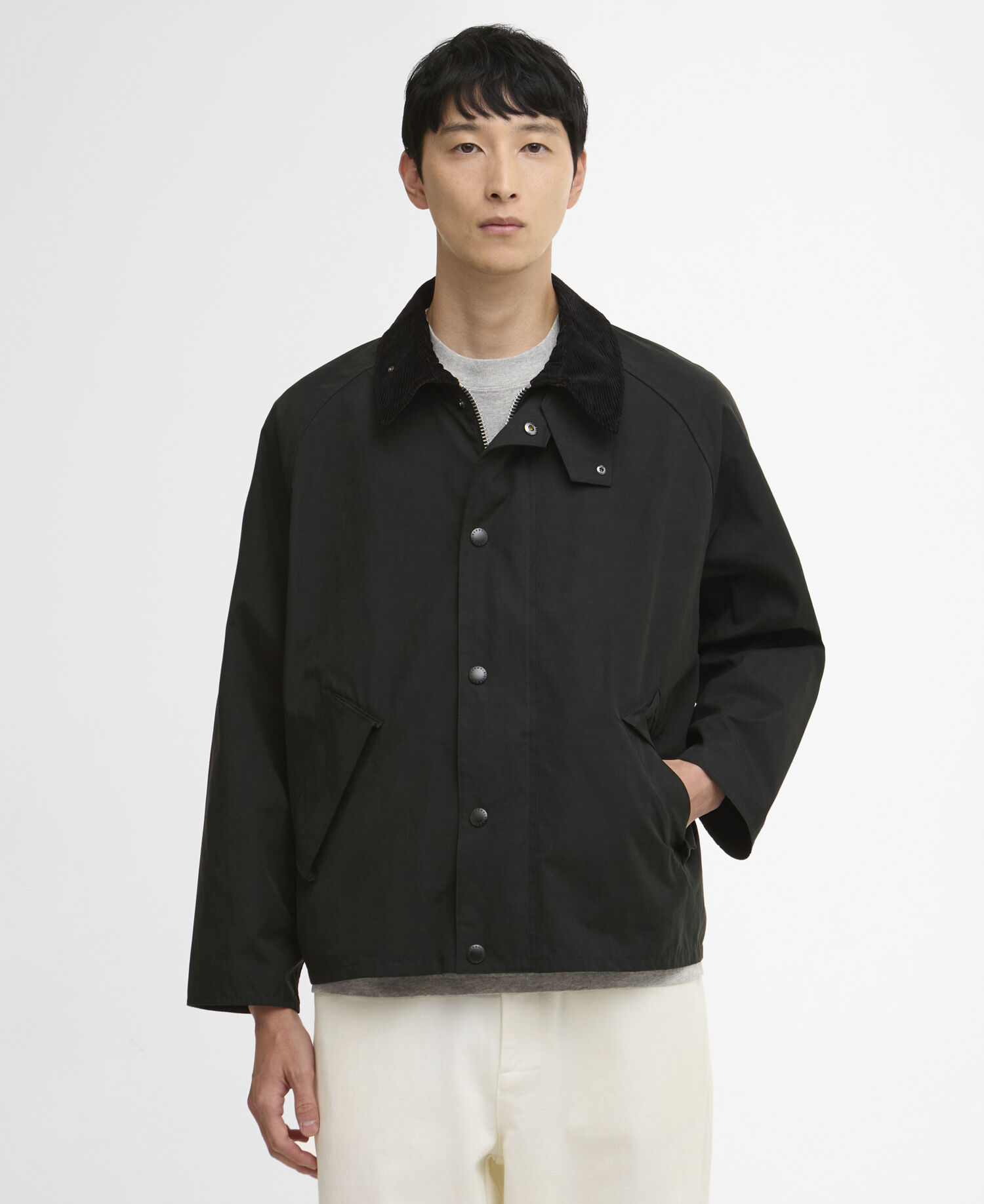 Transporter Oversized Casual Jacket Black