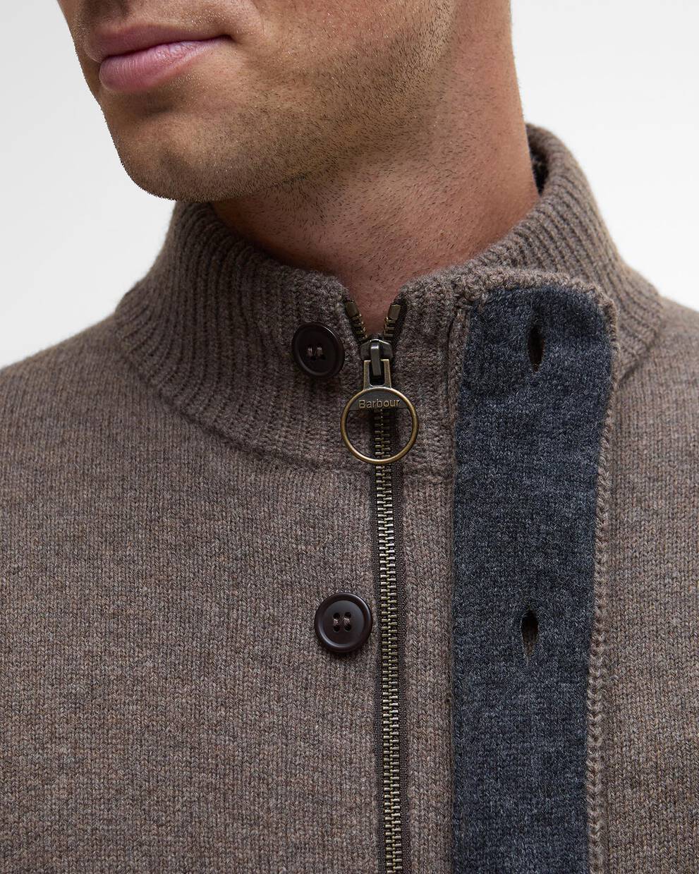 Essential Elbow-Patch Cardigan