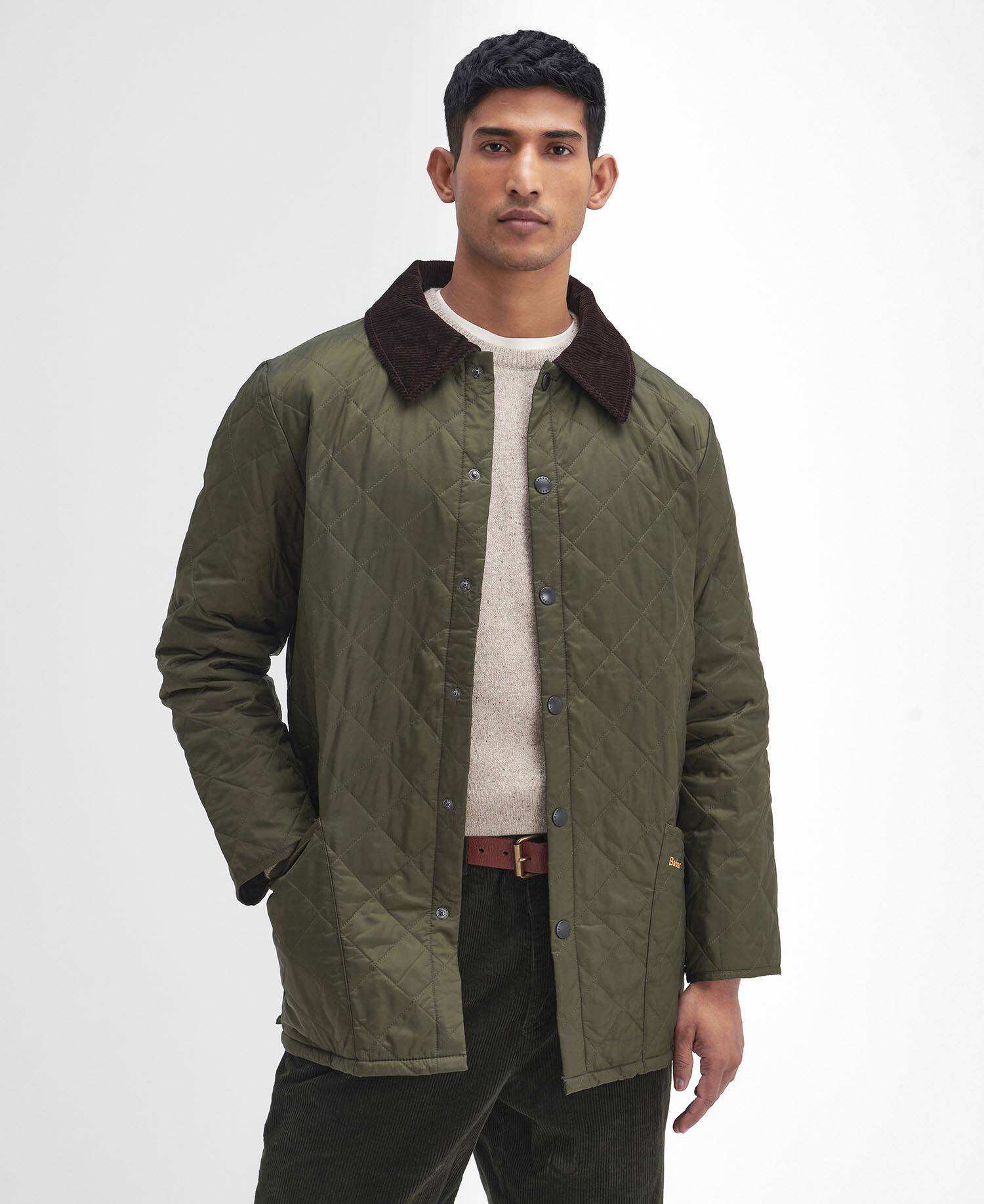 Heritage Liddesdale Quilted Jacket Olive image number 0