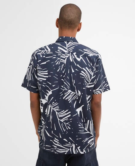 Edenwood Printed Shirt Navy