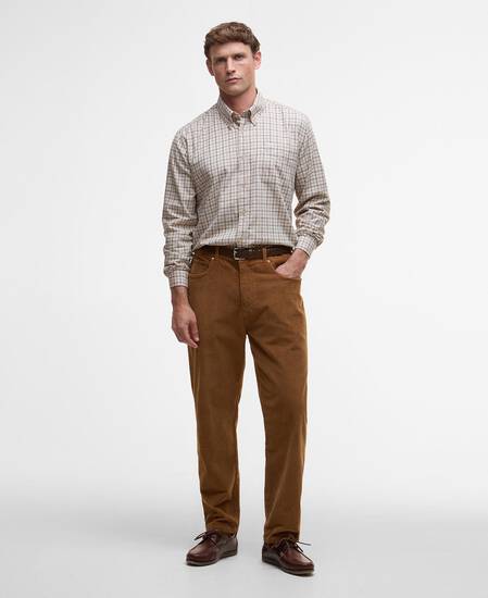 Bank Regular Long-Sleeved Shirt Dark Ecru