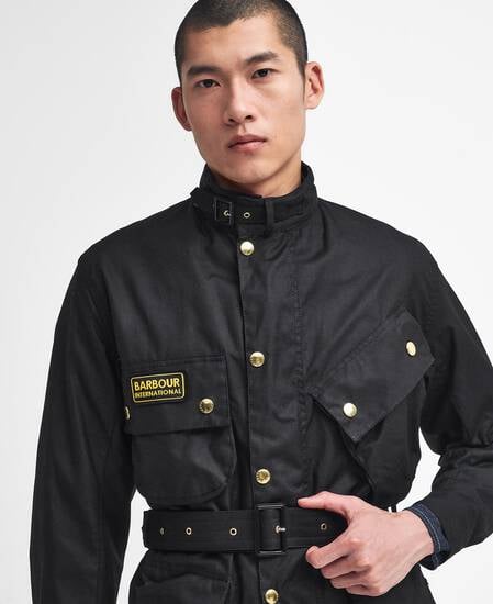 International Original Waxed Jacket Classic Black
