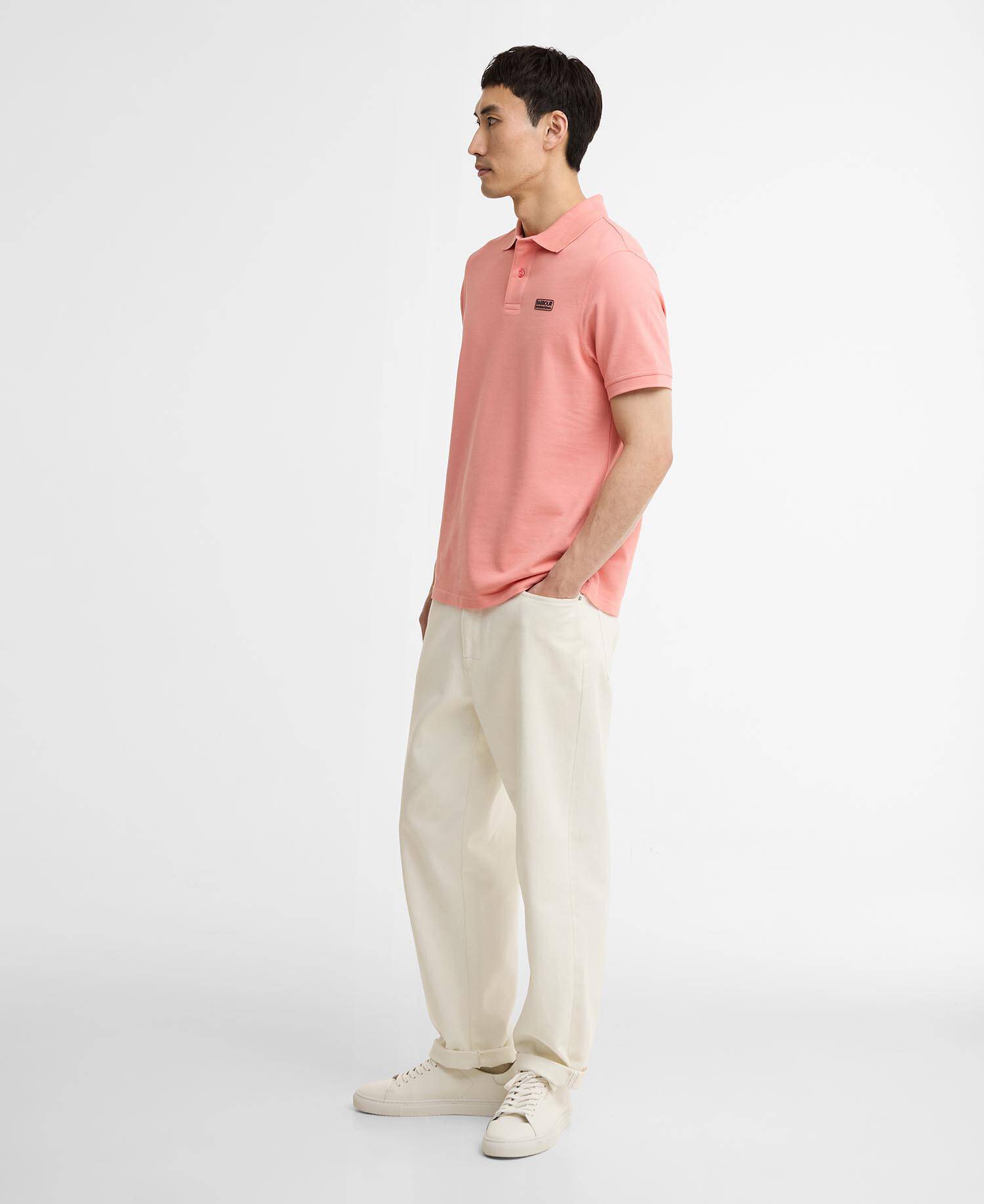 Essential Polo Shirt Burnt Coral image number 1
