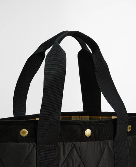 Borsa tote Healy trapuntata Black/Ancient