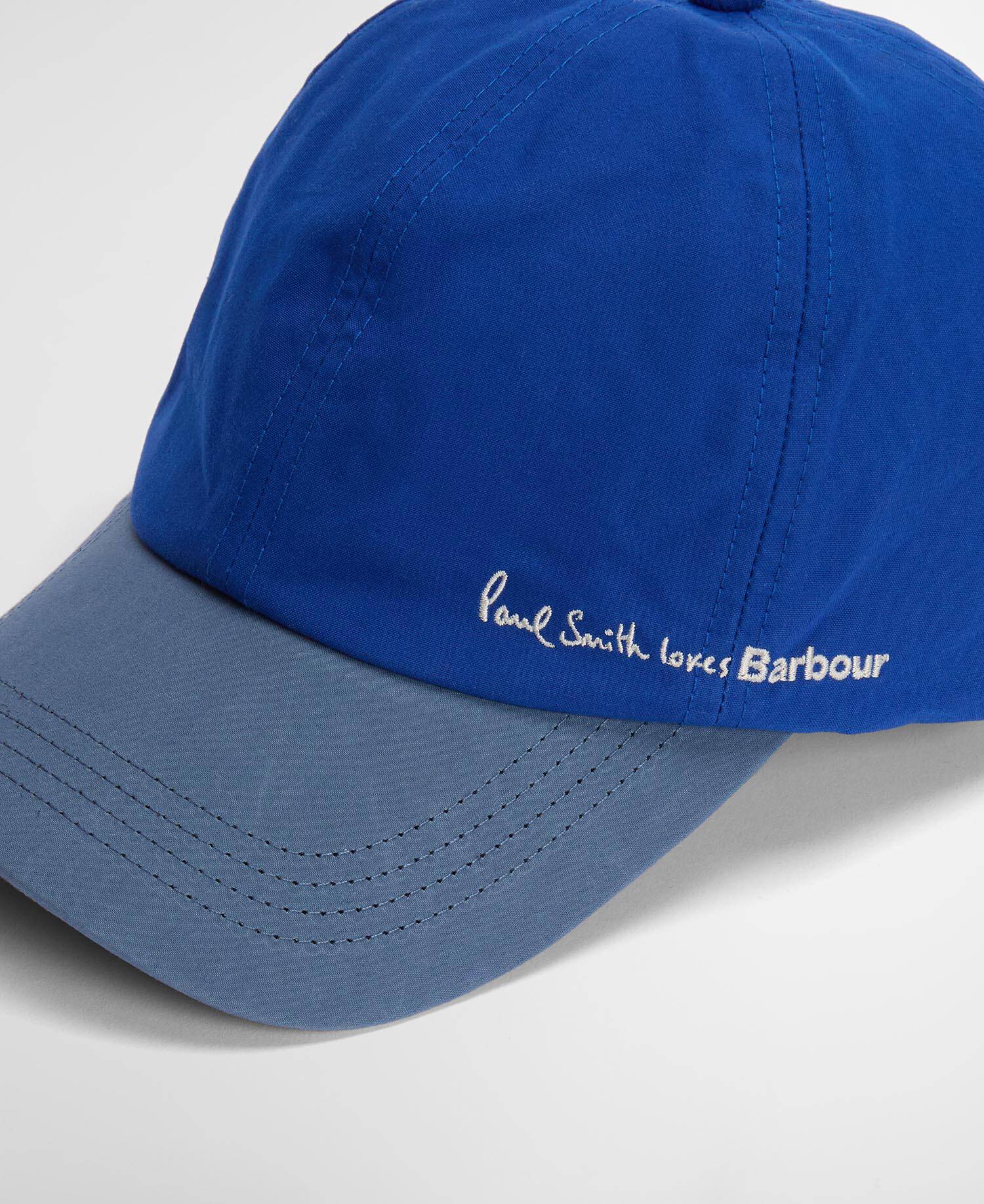 Paul Smith Loves Barbour Cap Royal Blue image number 5