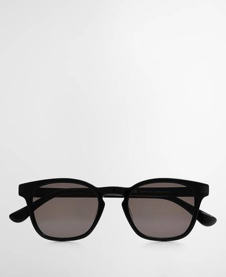 Square Retro Sunglasses Black