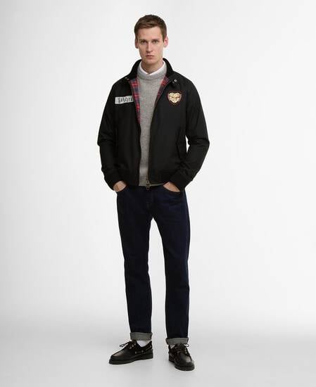 Barbour x Baracuta Badged Porton Wax Jacket Black