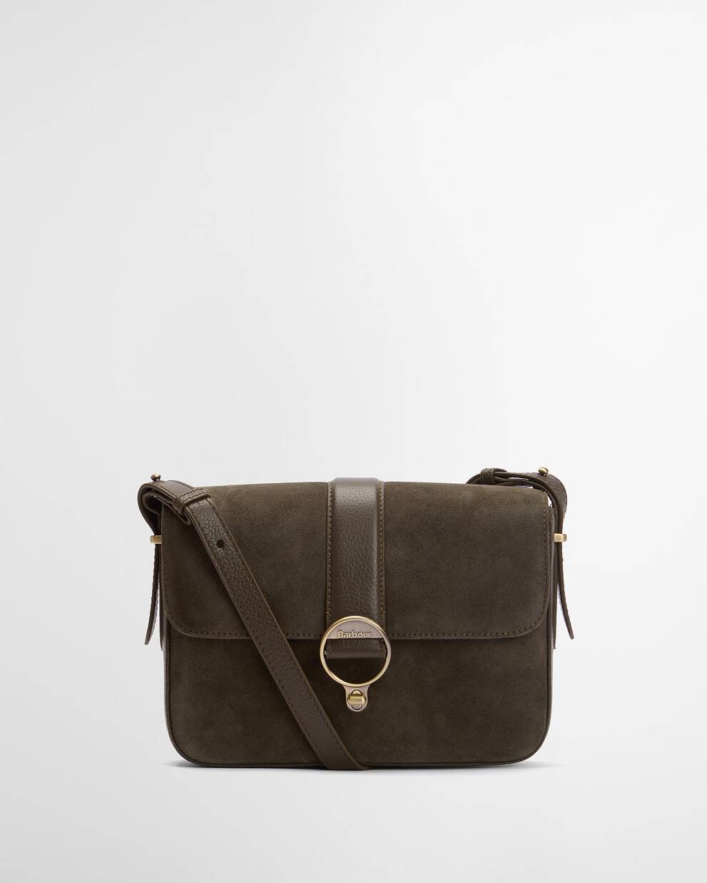 Rosa Suede & Leather Crossbody Bag