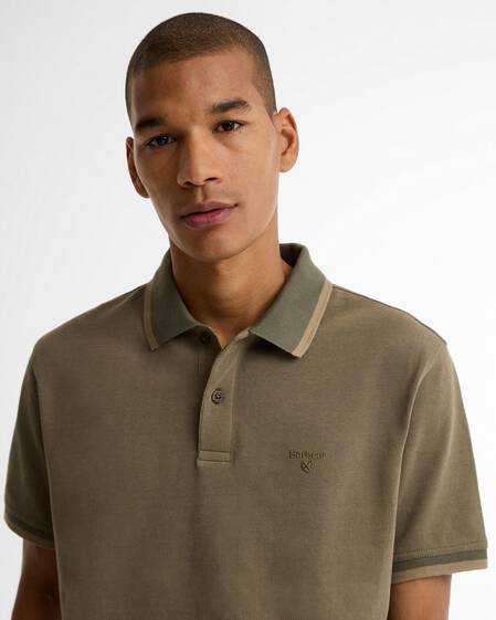 Barnard Short-Sleeved Polo Shirt Dusty Olive