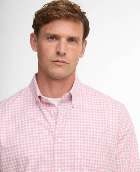 Hemd Gingham Aukside Regular Pink