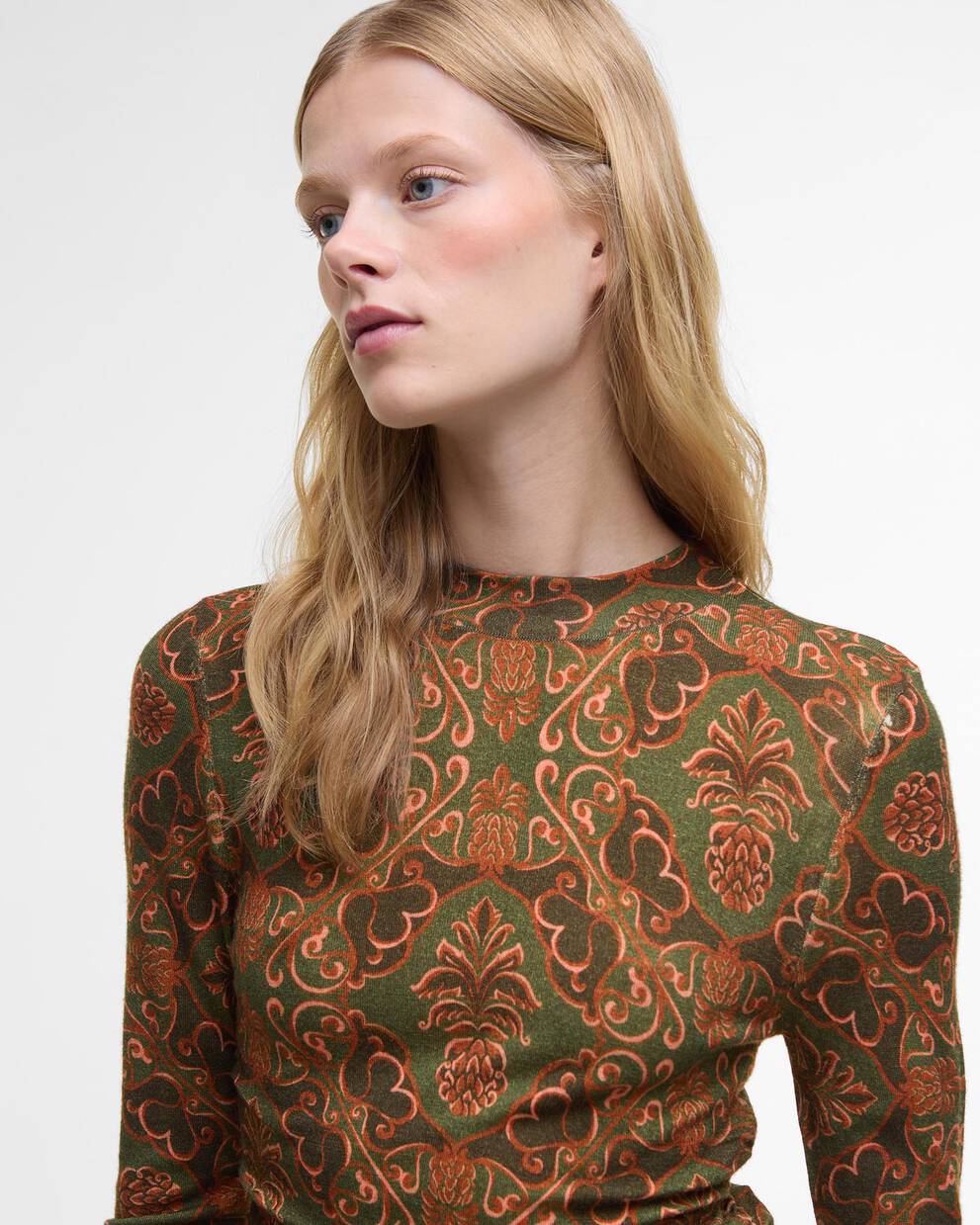 Maglia lavorata a maniche lunghe Luana Barbour FARM Rio