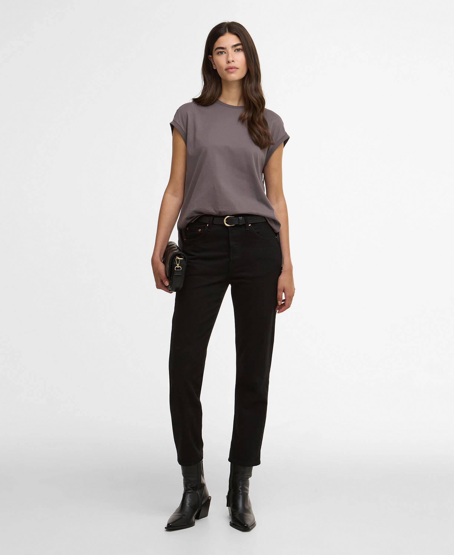 Brianna Top Lavender Grey image number 1