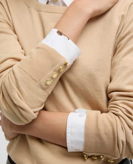 Clover Crew-Neck Jumper Safari